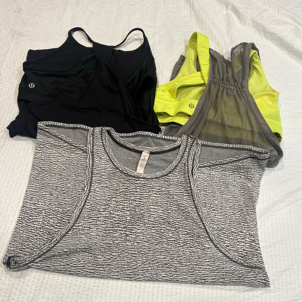 Lululemon tank top bundle size 8 women